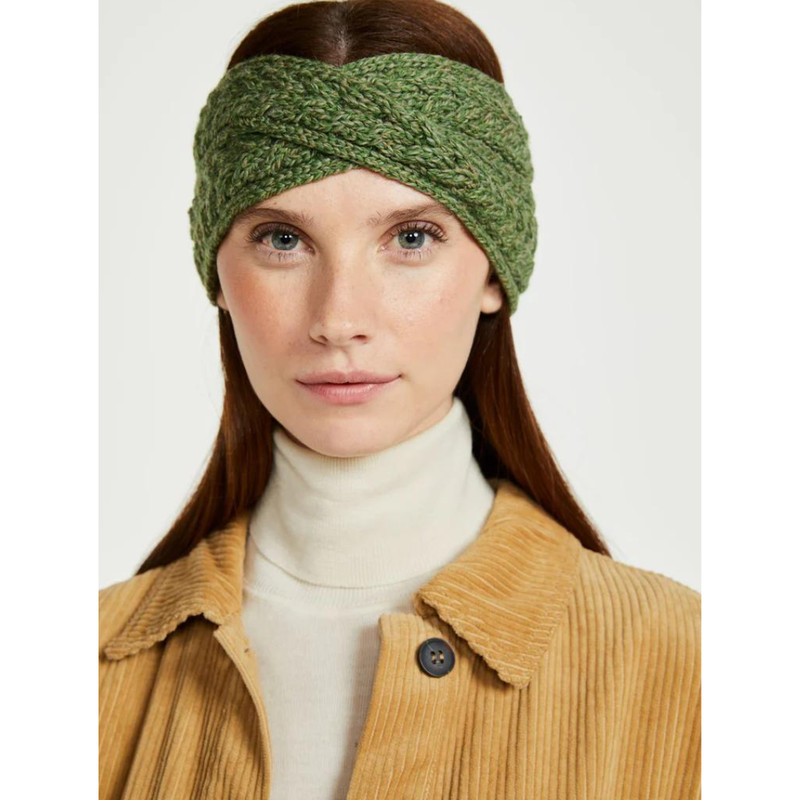 Soft Merino Wool Crossover Headband